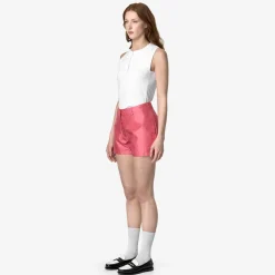 Discount K-Way SHORY SHANTUNG Pinkcameliashantung