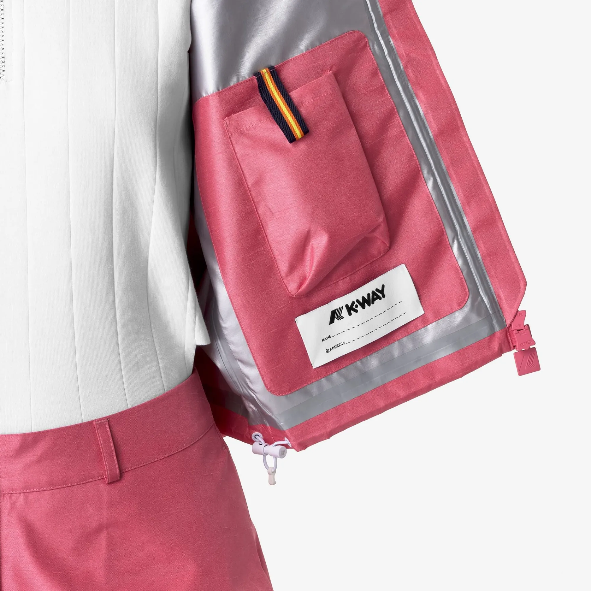 Clearance K-Way SOISIR SHANTUNG Pinkcameliashantung