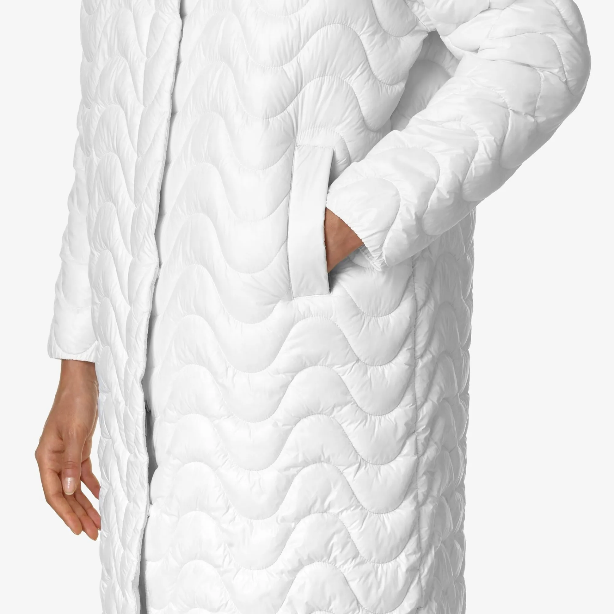 New K-Way SONJA QUILTED WARM Whitegardenia