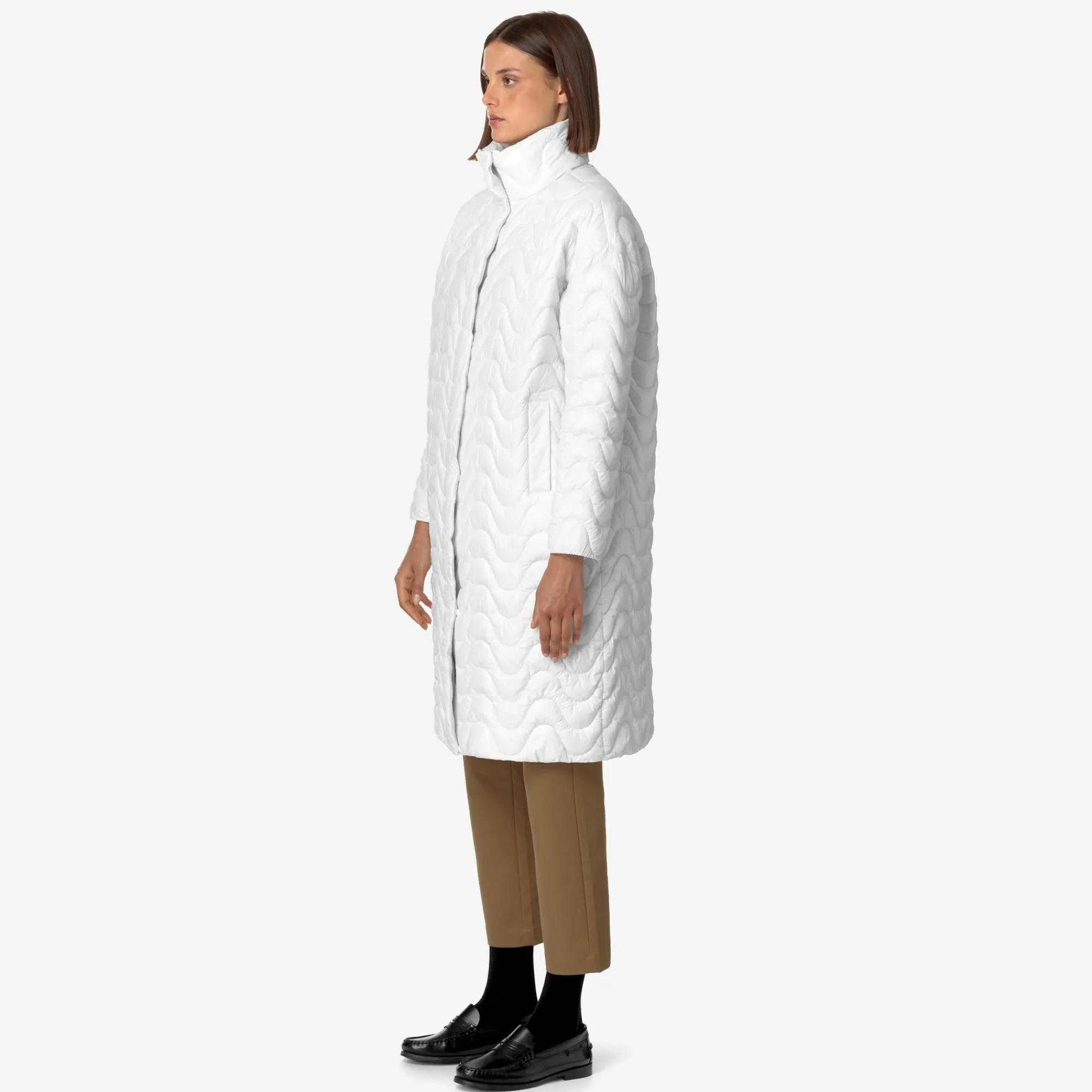 New K-Way SONJA QUILTED WARM Whitegardenia
