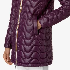Discount K-Way SOPHIE QUILTED WARM Violetdkpurple