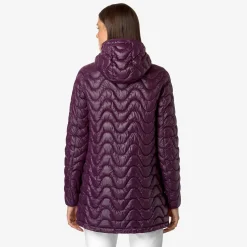 Discount K-Way SOPHIE QUILTED WARM Violetdkpurple