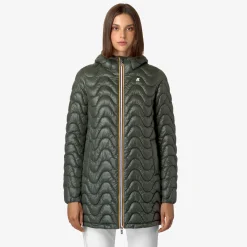 Hot K-Way SOPHIE QUILTED WARM Greenblackish