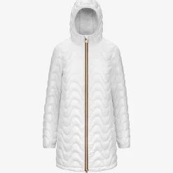 Outlet K-Way SOPHIE QUILTED WARM Whitegardenia