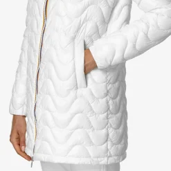 Outlet K-Way SOPHIE QUILTED WARM Whitegardenia