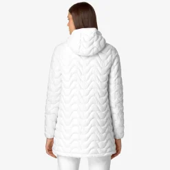Outlet K-Way SOPHIE QUILTED WARM Whitegardenia