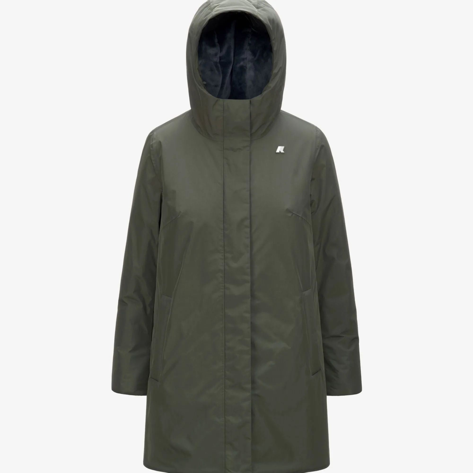 Hot K-Way SOPHIE SOFT TOUCH MARMOTTA Greenb-bluea