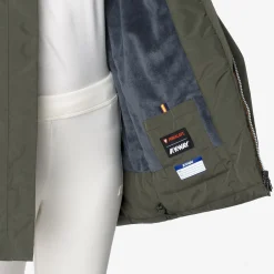 Hot K-Way SOPHIE SOFT TOUCH MARMOTTA Greenb-bluea