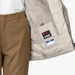 Hot K-Way SOPHIE SOFT TOUCH MARMOTTA Beigeg-greyb