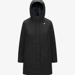 Discount K-Way SOPHIE SOFT TOUCH MARMOTTA Blackp-bluea