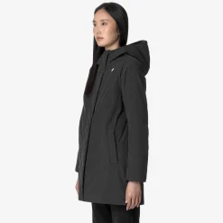 Discount K-Way SOPHIE SOFT TOUCH MARMOTTA Blackp-bluea