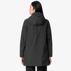 Discount K-Way SOPHIE SOFT TOUCH MARMOTTA Blackp-bluea