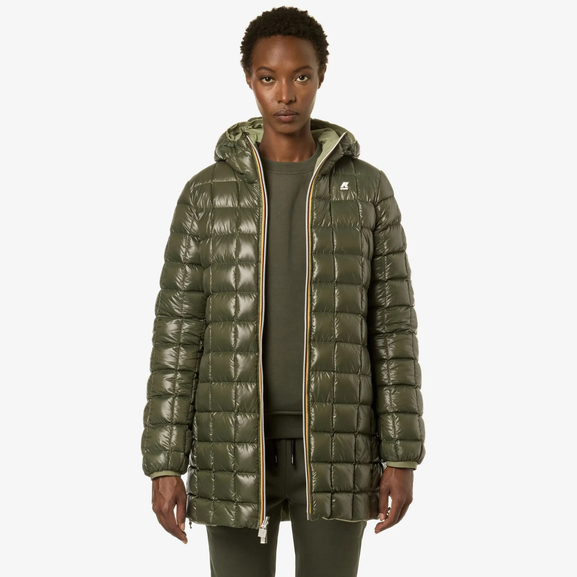 Outlet K-Way SOPHIE ST THERMO REVERSIBLE Greens-greenb