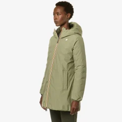 Outlet K-Way SOPHIE ST THERMO REVERSIBLE Greens-greenb