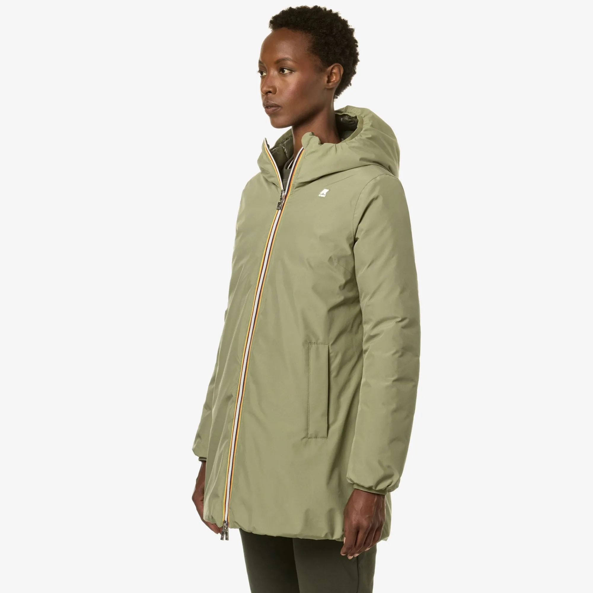 Outlet K-Way SOPHIE ST THERMO REVERSIBLE Greens-greenb