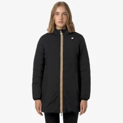 New K-Way SOPHIE ST THERMO REVERSIBLE Blackp-pinkt
