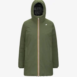 Hot K-Way SOPHIE ST THERMO REVERSIBLE Greenc-blackp