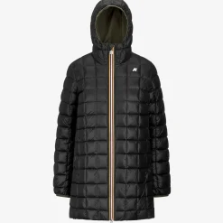 Hot K-Way SOPHIE ST THERMO REVERSIBLE Greenc-blackp