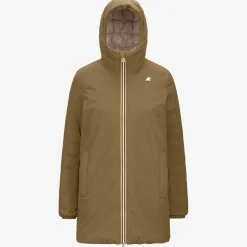 Discount K-Way SOPHIE ST THERMO REVERSIBLE Brownc-pinkt