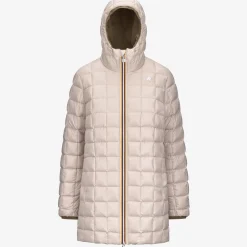 Discount K-Way SOPHIE ST THERMO REVERSIBLE Brownc-pinkt