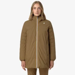 Discount K-Way SOPHIE ST THERMO REVERSIBLE Brownc-pinkt
