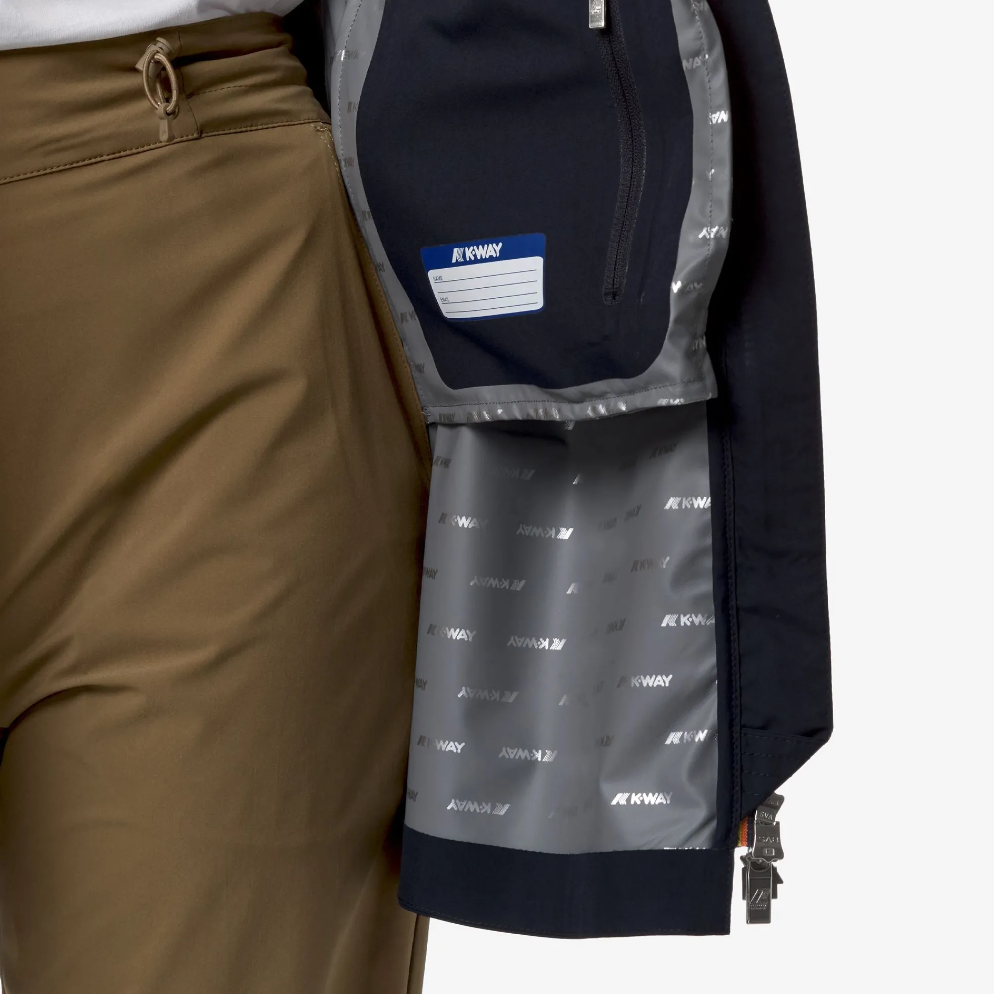 Outlet K-Way SOPHIE STRETCH DOT Bluedepth