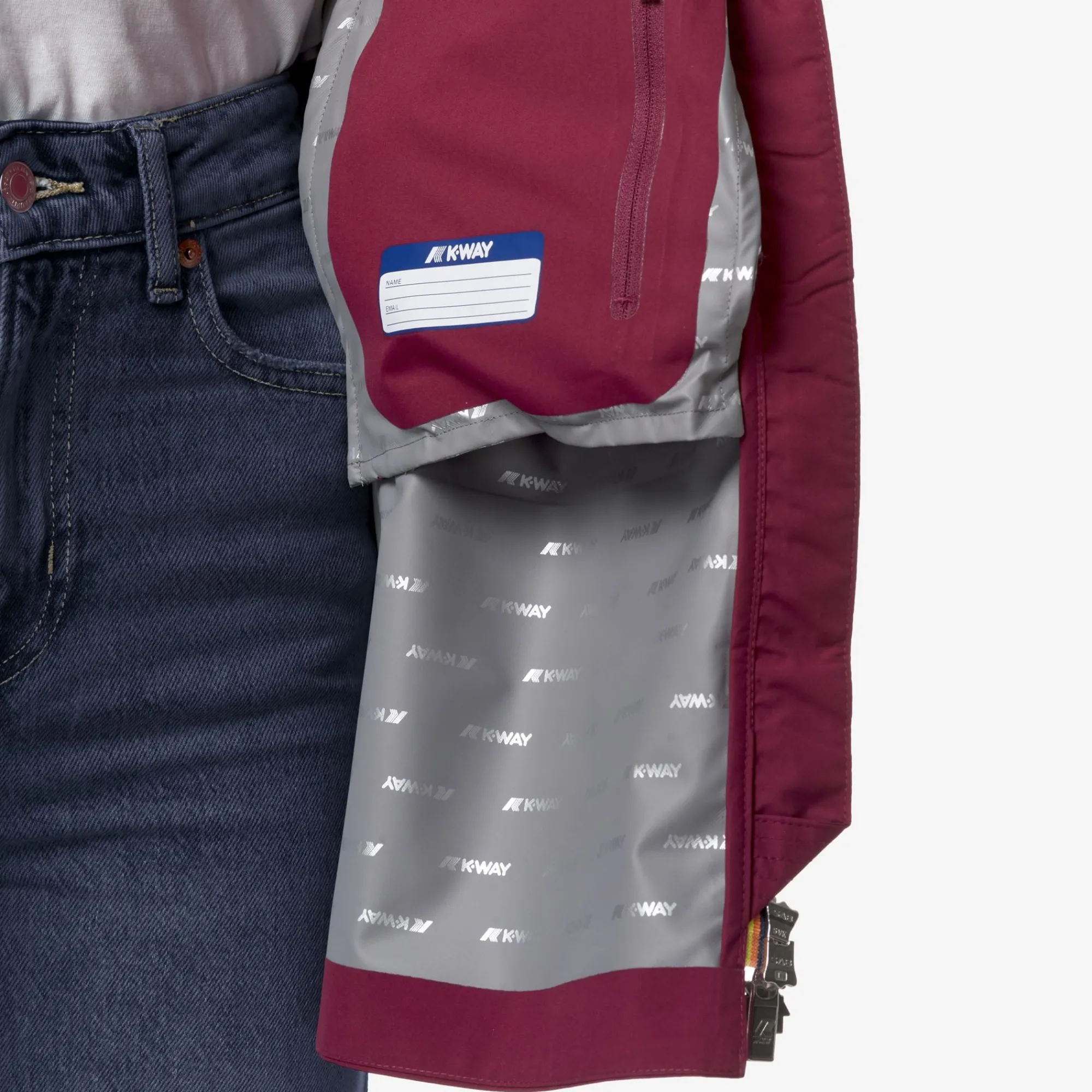 Sale K-Way SOPHIE STRETCH DOT Reddk