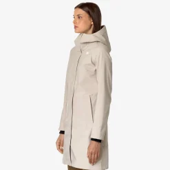 K-Way STEPHY BONDED Beigeg-blued