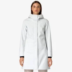 Hot K-Way STEPHY BONDED Whiteg-blued