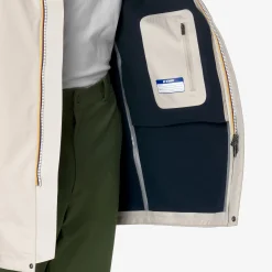 K-Way THOMAS BONDED Beigeg-blued