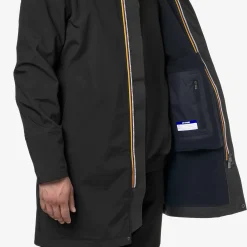 New K-Way THOMAS BONDED Blackp-blued