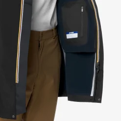 Hot K-Way THOMAS BONDED Black-bluedepth