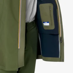 Hot K-Way THOMAS BONDED Greenc-blued