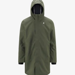 Outlet K-Way THOMAS BONDED Greenb-bluedepth