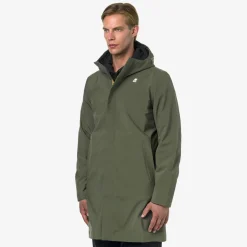 Outlet K-Way THOMAS BONDED Greenb-bluedepth