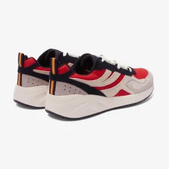 Clearance K-Way TRAINING 3.0 LACES Red-ltgray-white-blunavy