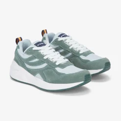 New K-Way TRAINING 3.0 LACES Greylt-greenlaurel-white