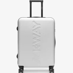 New K-Way TROLLEY MEDIUM White-bluemdcobalt