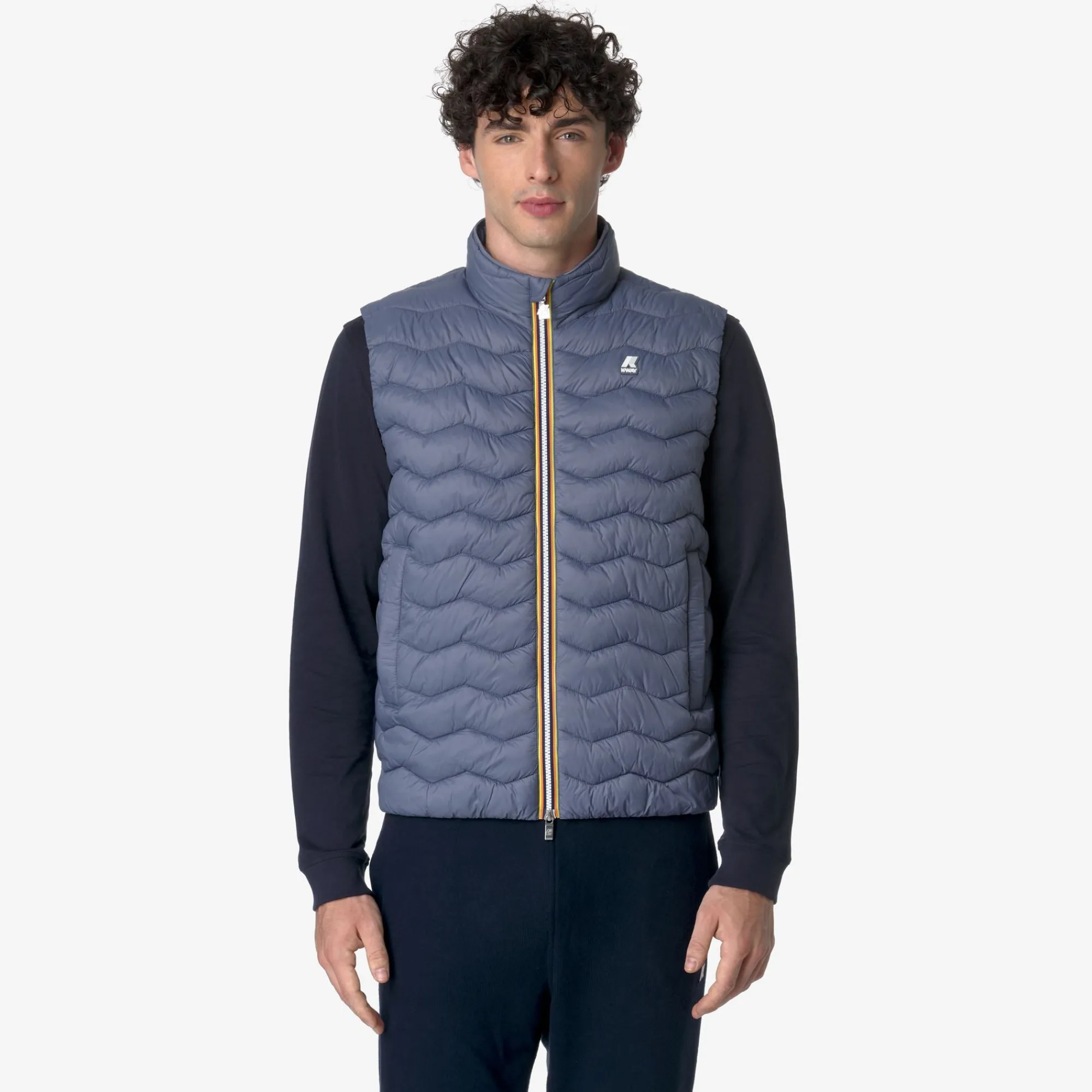 Best K-Way VALEN QUILTED WARM Greyblueavio