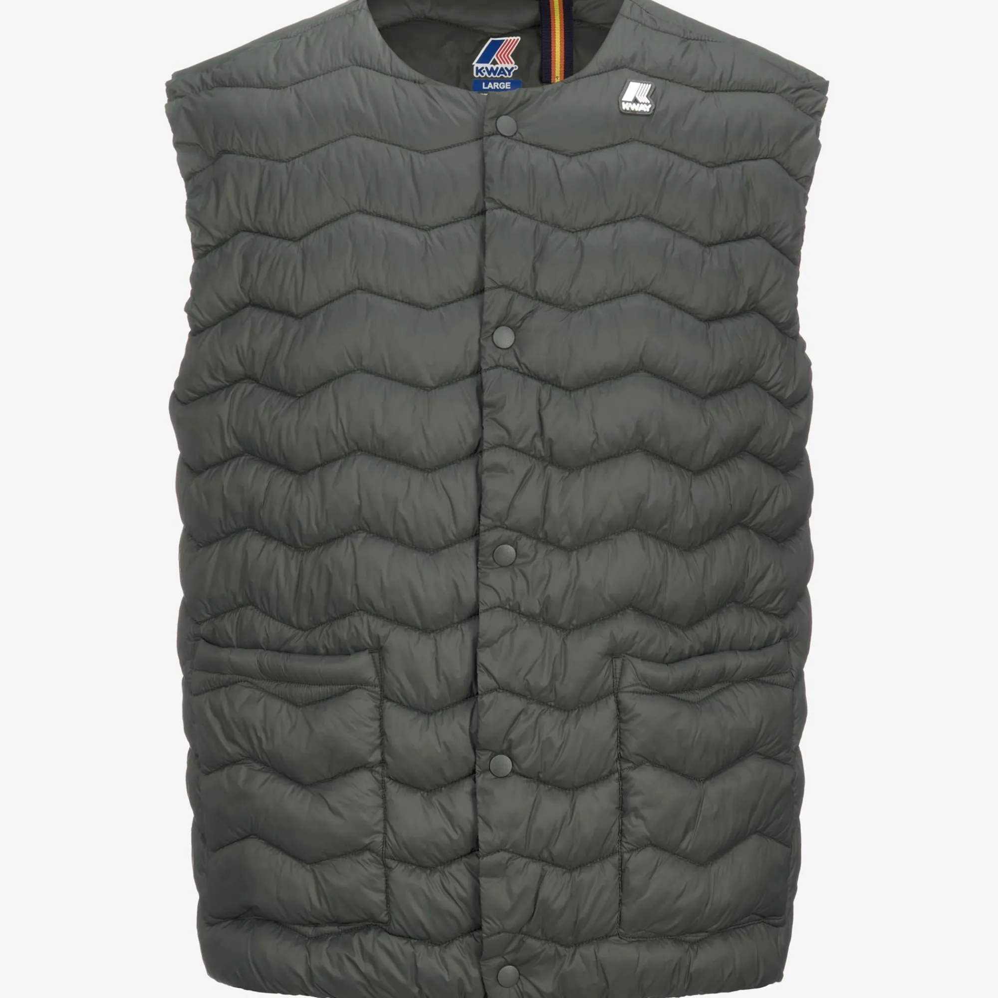 Clearance K-Way VALTY QUILTED WARM Greenblackish