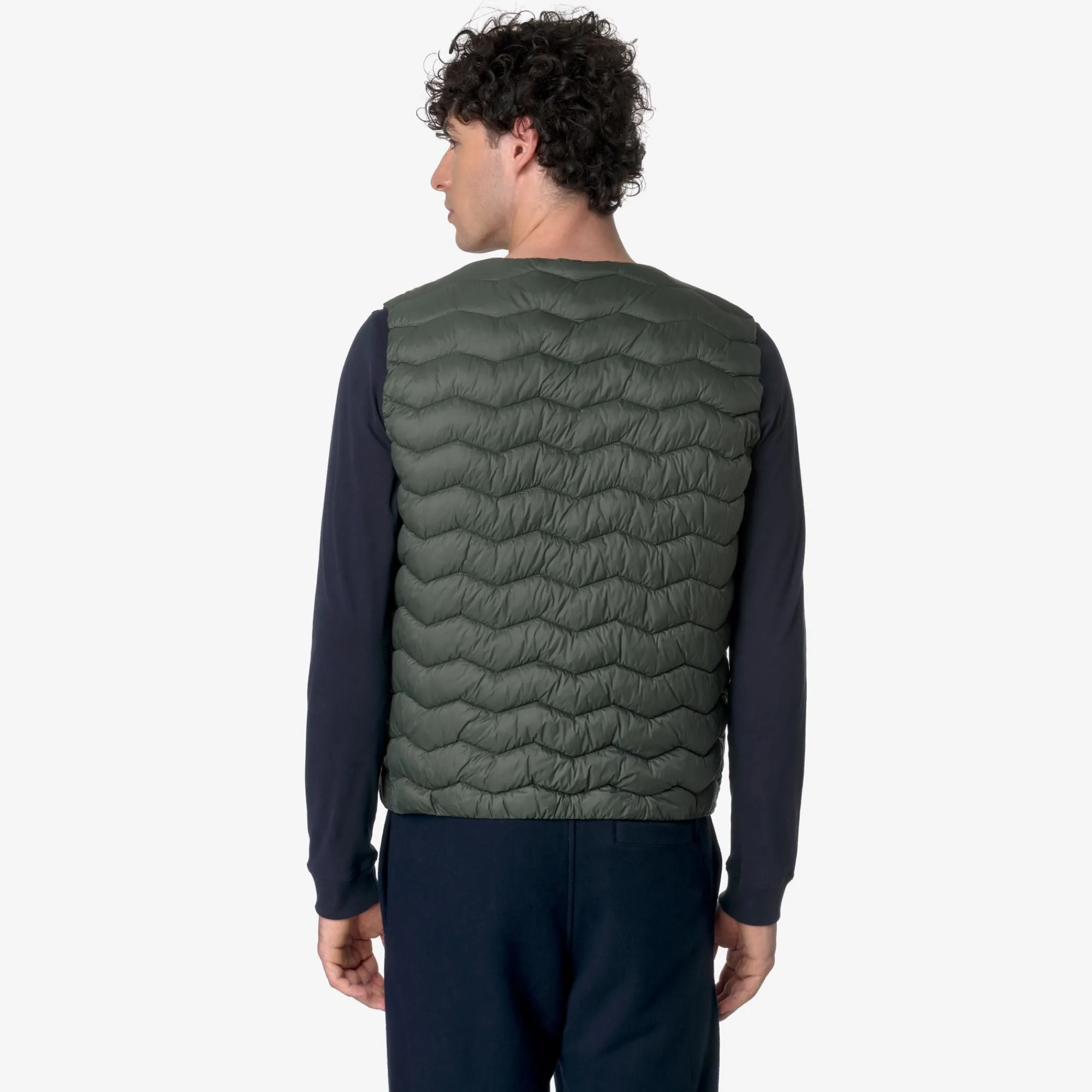 Clearance K-Way VALTY QUILTED WARM Greenblackish