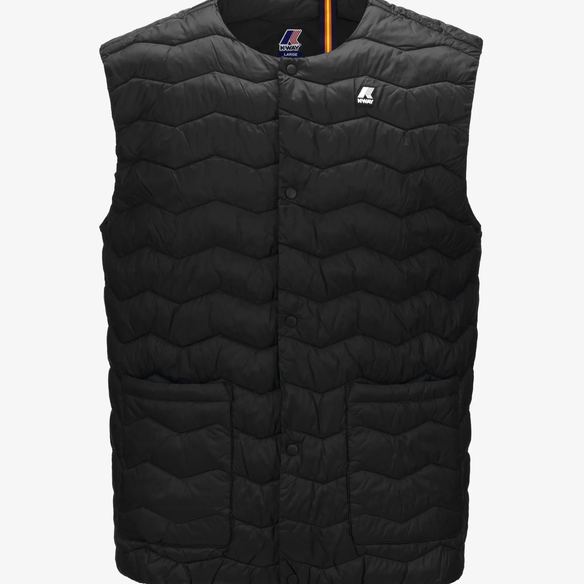 Clearance K-Way VALTY QUILTED WARM Blackpure