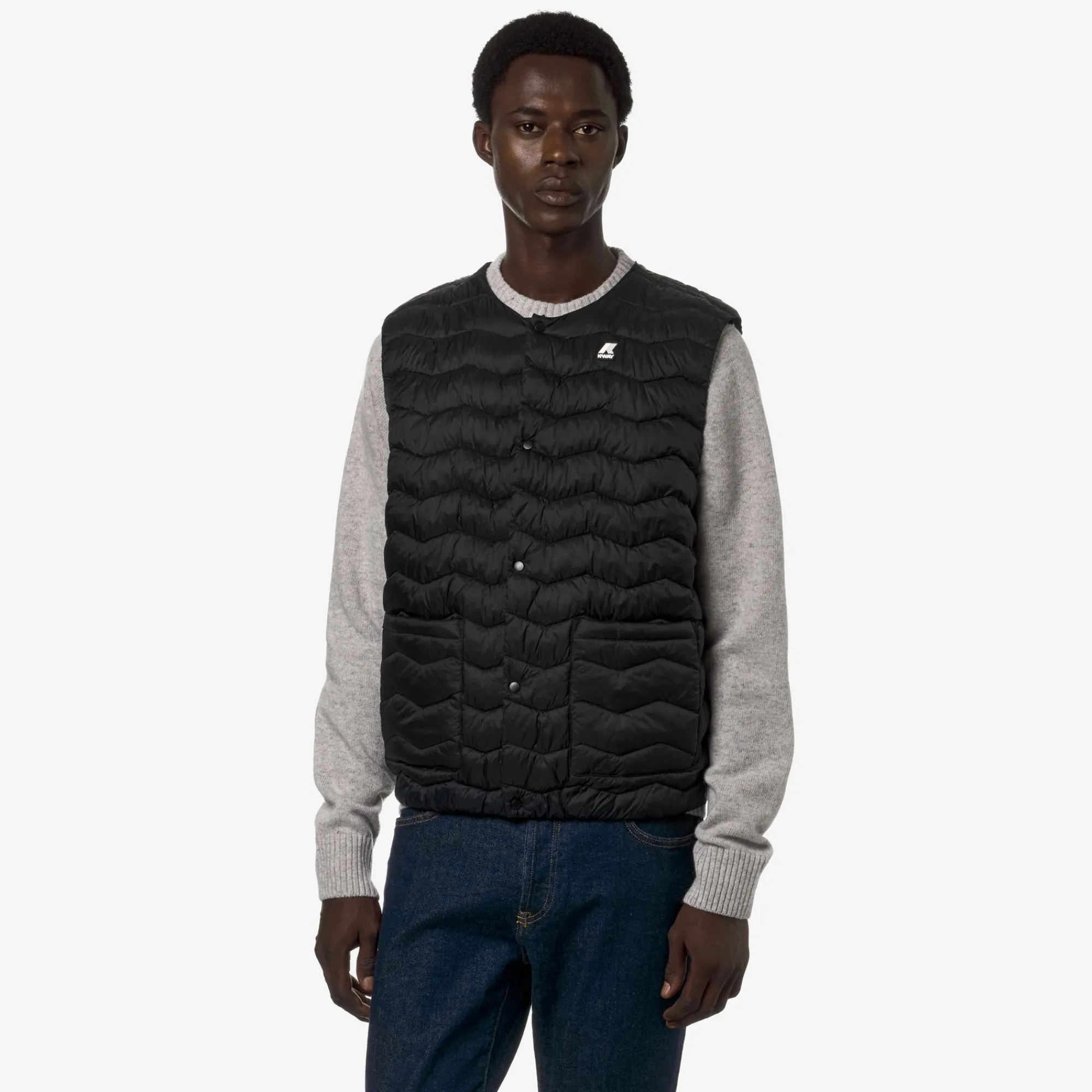 Clearance K-Way VALTY QUILTED WARM Blackpure
