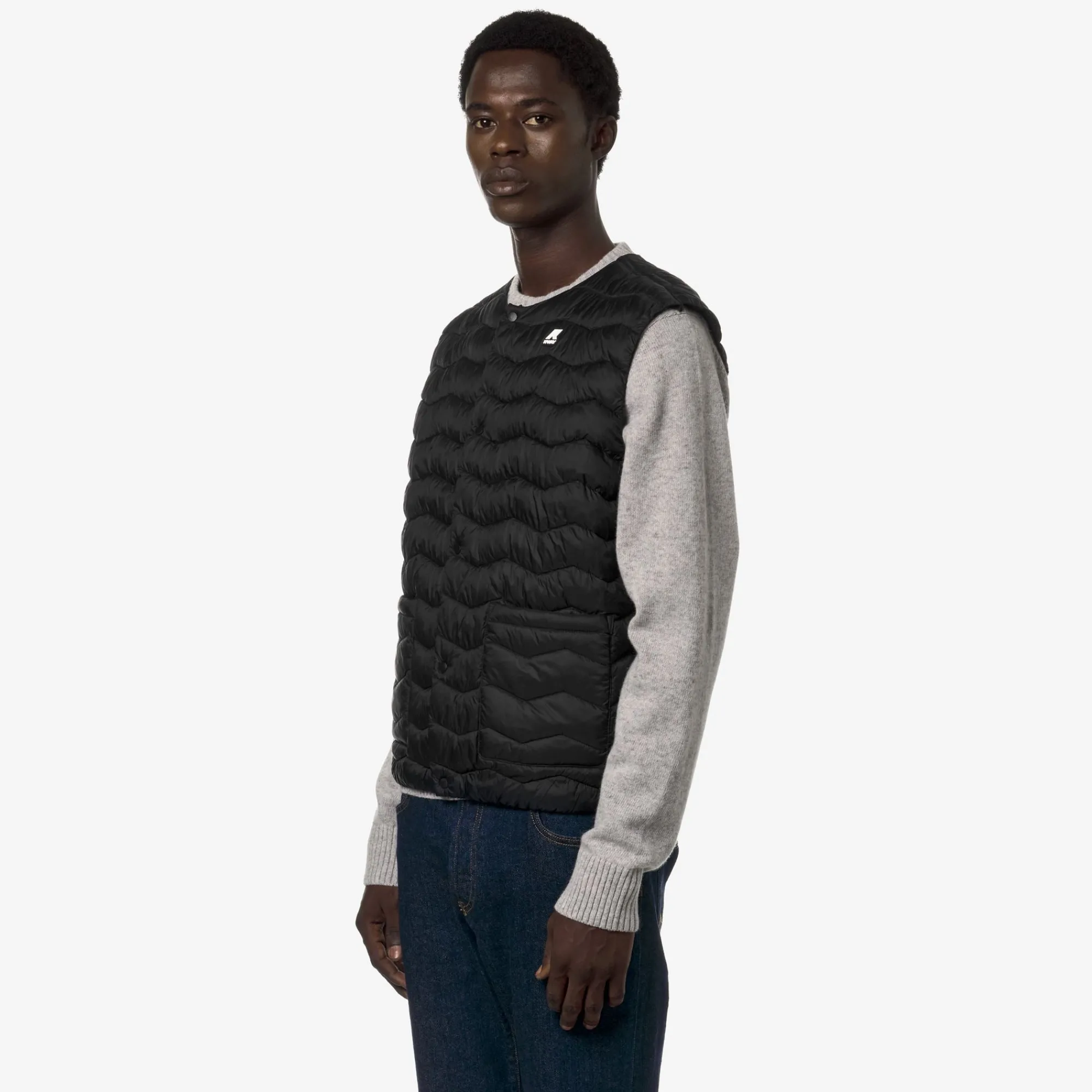 Clearance K-Way VALTY QUILTED WARM Blackpure