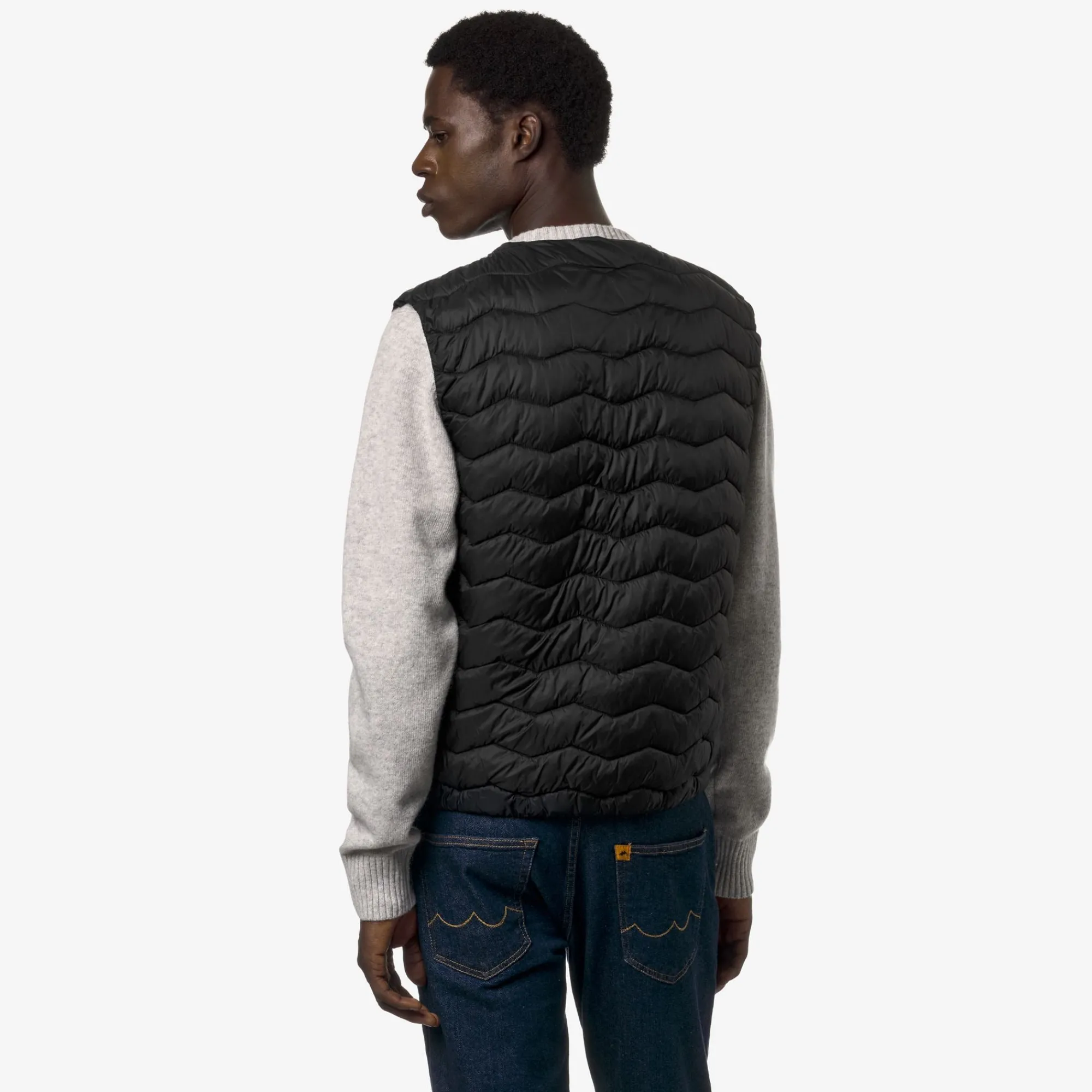 Clearance K-Way VALTY QUILTED WARM Blackpure