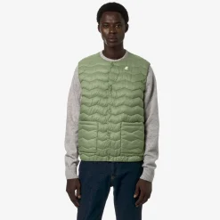 Outlet K-Way VALTY QUILTED WARM Greensage