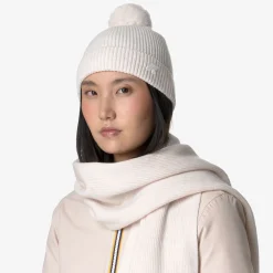 K-Way VINCIENNE CARDIGAN STITCH WOOL Whitegardeniamelange