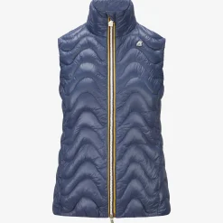 Sale K-Way VIOLE QUILTED WARM Blueindigo