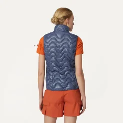 Sale K-Way VIOLE QUILTED WARM Blueindigo