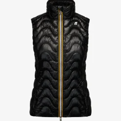 Outlet K-Way VIOLE QUILTED WARM Blackpure